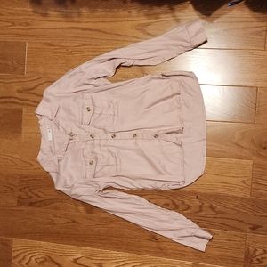 SO XS Button Up - Pink